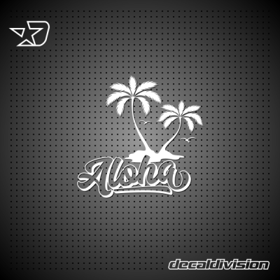 Aloha Island Sticker
